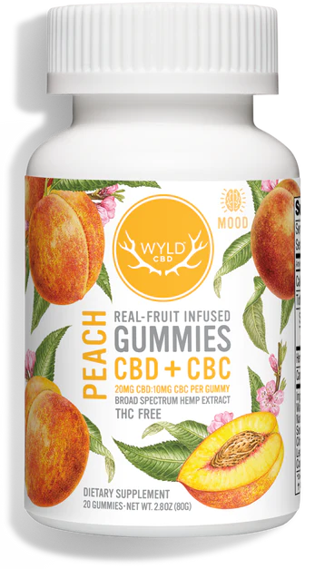 WYLD Peach CBD Gummies- Best CBD gummies for Sleep