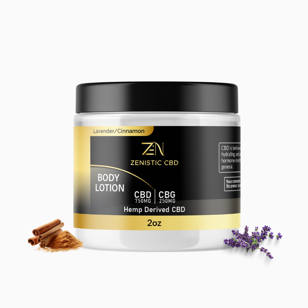 CBDCBG Body Lotion Lavender cinnamon